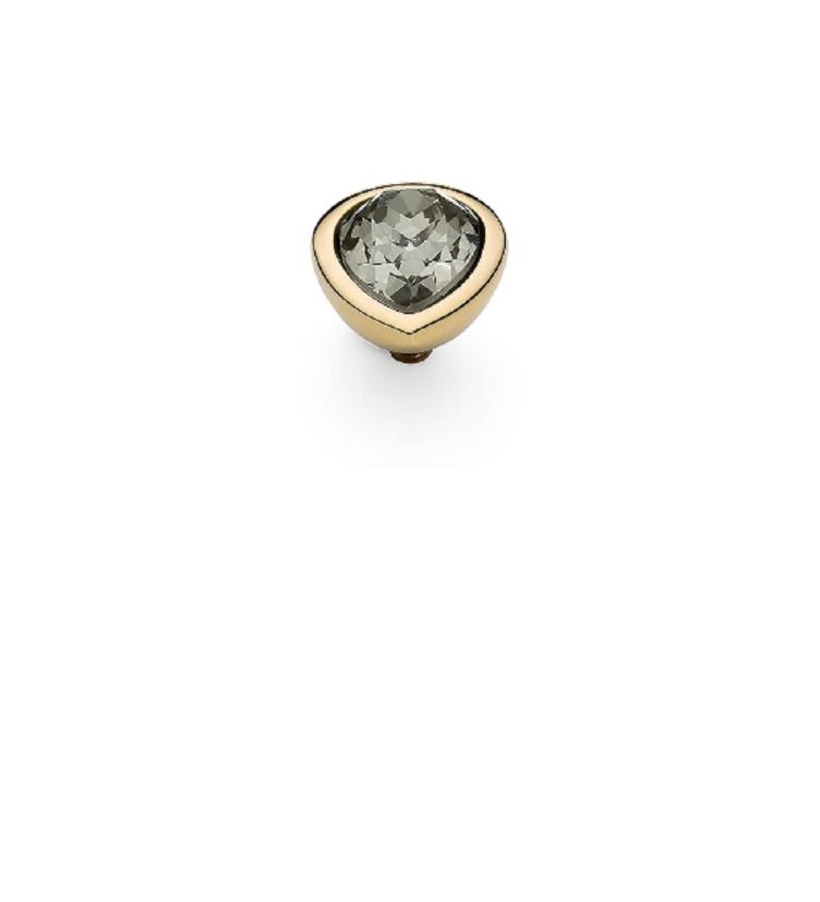 Qudo Goccia Edelstahl_gelb_rosé black diamond - 1