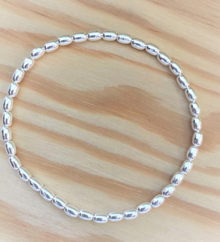esha jewel Elastik Armband Silber 925