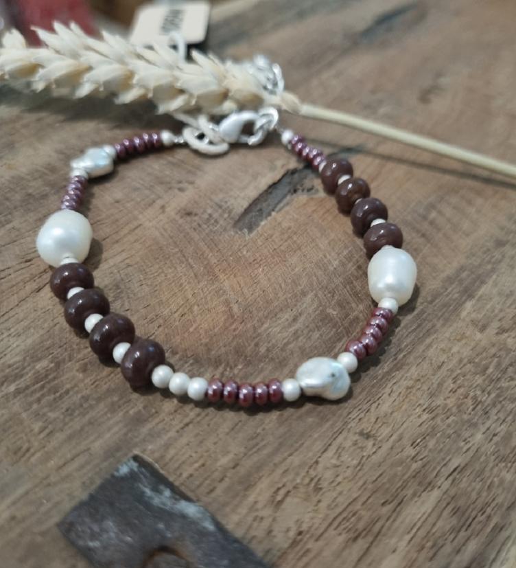 Andreani Armband mit echtem violettem Aventurin