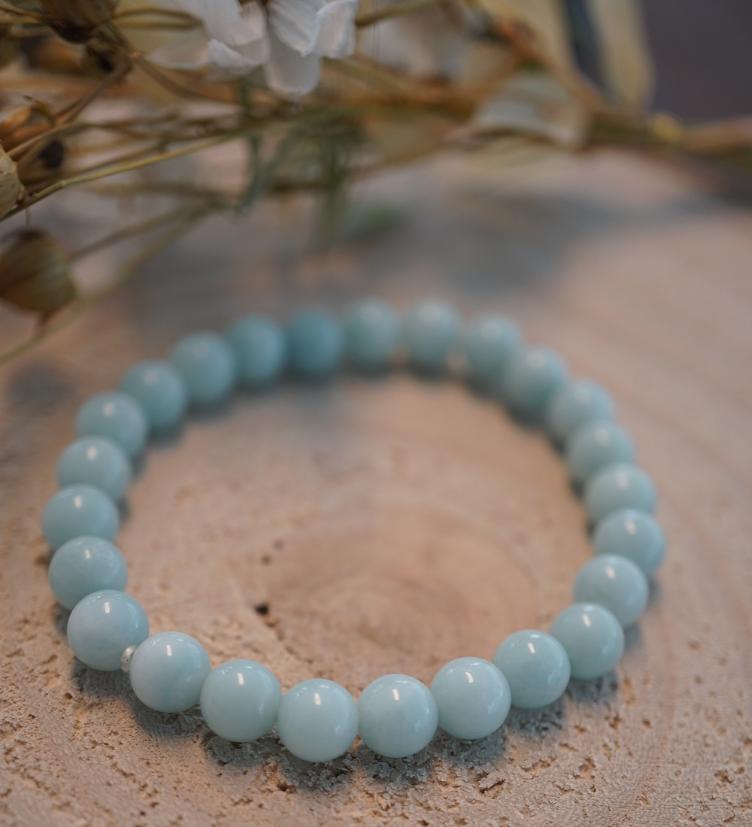 Esha jewel Kinder Elastikarmband Amazonit