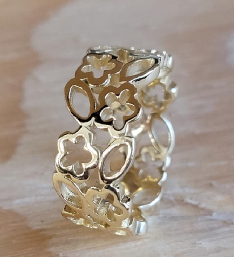 esha jewel Fingerring gelb vergoldet