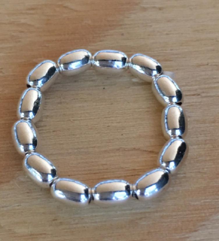 esha jewel Elastikarmband Silber 925