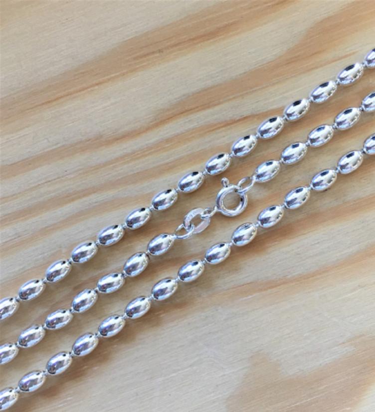 esha jewel Silber 925 Halskette in diversen Längen