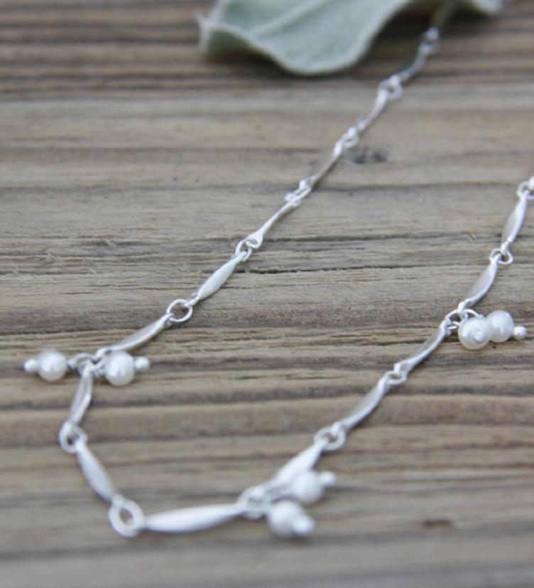 Steinkult Halskette Perle - 1